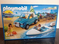 playmobil surfer pickup with speedboat