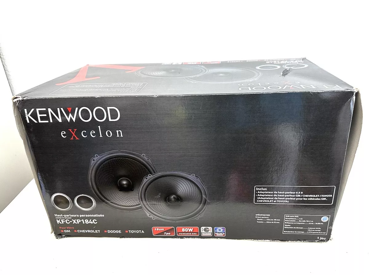 Kenwood excelon hotsell 6.5 component speakers