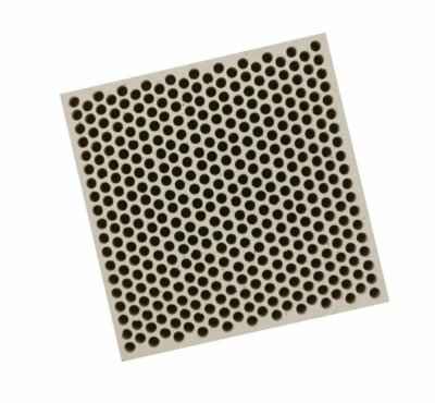 Honeycomb Ceramic Solder Block Square 385 Holes (2 mm) 55 mm x 55 mm x 15 mm