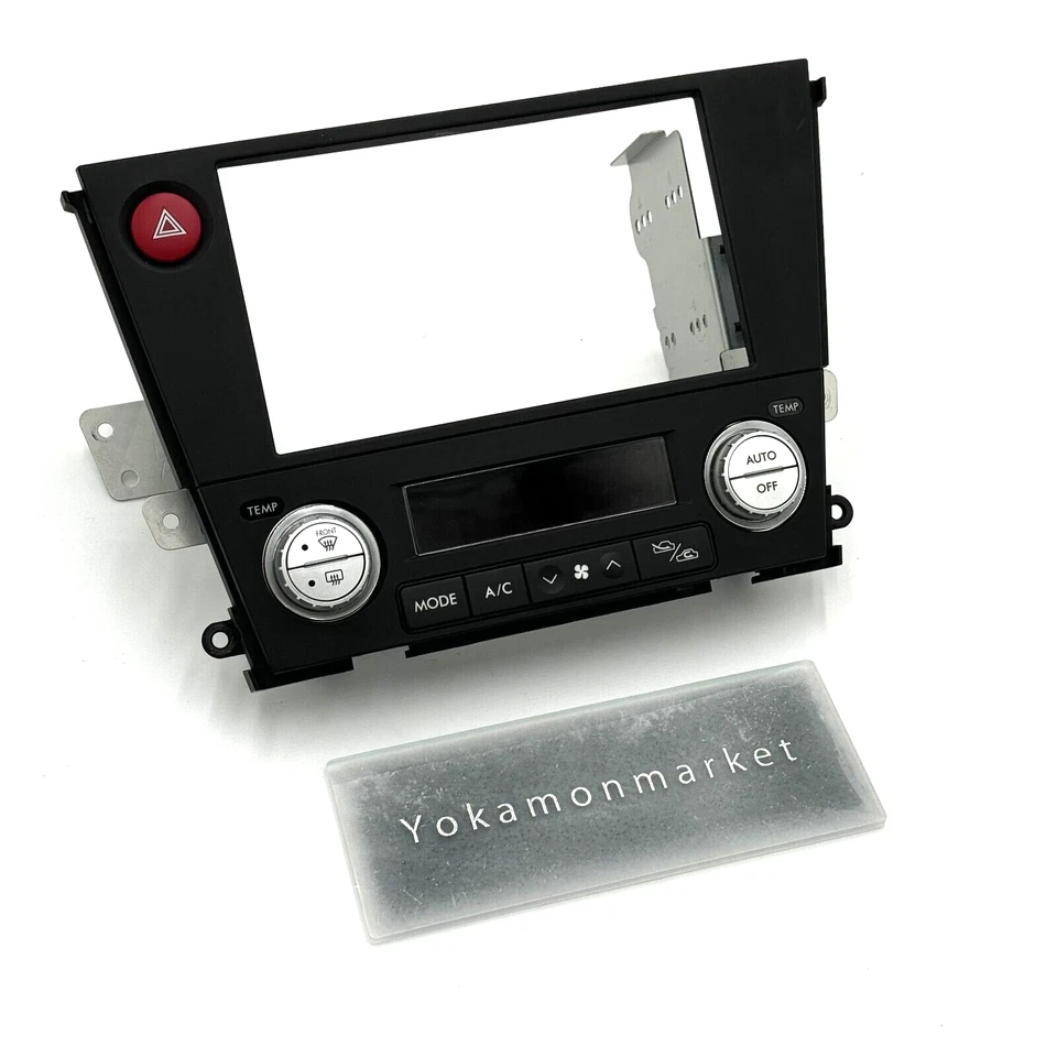 SUBARU Legacy BL BP BPE Dual-zone A/C Switch Audio 2DIN Panel Used - Imagen 4 de 4