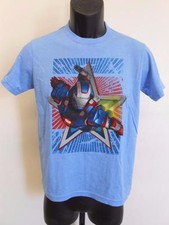 NEW IRONMAN "IRON PATRIOT" YOUTH SIZE M MEDIUM SHIRT MARVEL 70KD