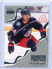 2022-23 Skybox Metal Universe Trey Fix-Wolansky Rookie Prospects Blue Jackets