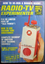 Vintage Radio TV Experimenter Mag. 1964: Everything from CBs to "Raising Robots"