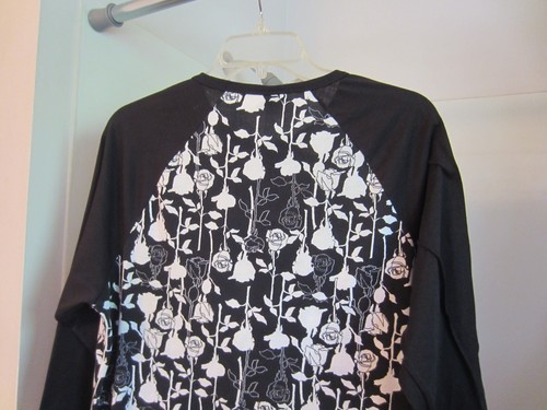 T-shirt donna manica 3/4 floreale LulaRoe taglia XL colori nero/bianco nuova senza etichette - Foto 10 di 10