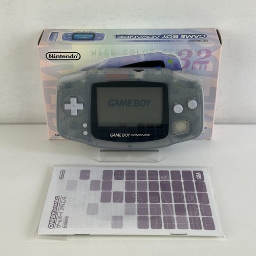 Nintendo Game Boy Advance Milky Blue AGB-001 Console NTSC-J