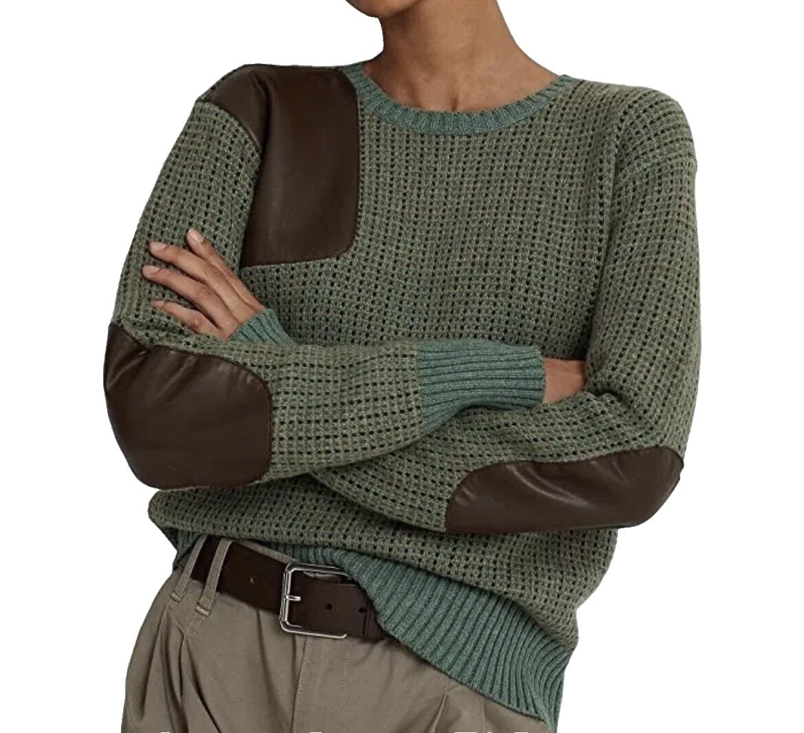 Suéteres para mujer de negocios de cuero