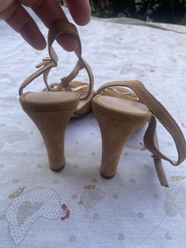Sandali Donna Vera Pelle Suede Multicolor San Marina n.39 Made In Italy - Foto 4 di 9