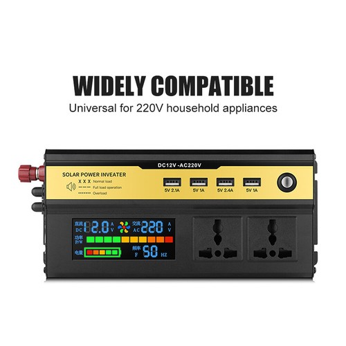 DC12/24V to AC 220V Power Inverter Universal Adapter Modified Sine Wave Inverter - Picture 16 of 32