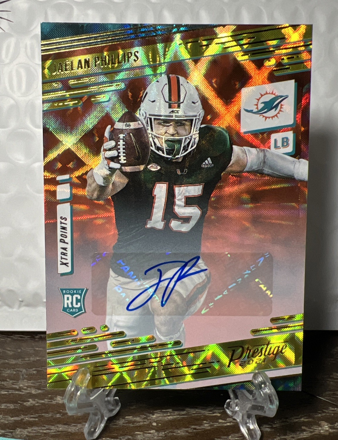 Jaelan Phillips Panini Prestige #262 Xtra Points Gold
