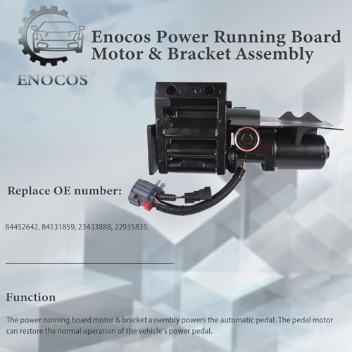 84452642 Power Running Board Motor & Bracket Assembly - Front Left Driver Side 