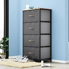 Uforic 4-Drawer Fabric Dresser, Storage Organizer for Bedroom, Living Room 