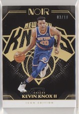 2019-20 Panini Noir Icon Edition Holo Gold 3/10 Kevin Knox II #87 5w7