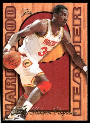 Hakeem Olajuwon #10 1995 Fleer Flair Hardwood Leaders card