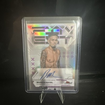 Topps 2025 Finest UFC Brandon Royval Flyweight Autograph Refractor FA-BR