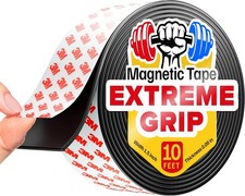 Super Sticky Magnetic Tape 10 feet x 1.5 inch - Stong Magnet Strip with Adh..