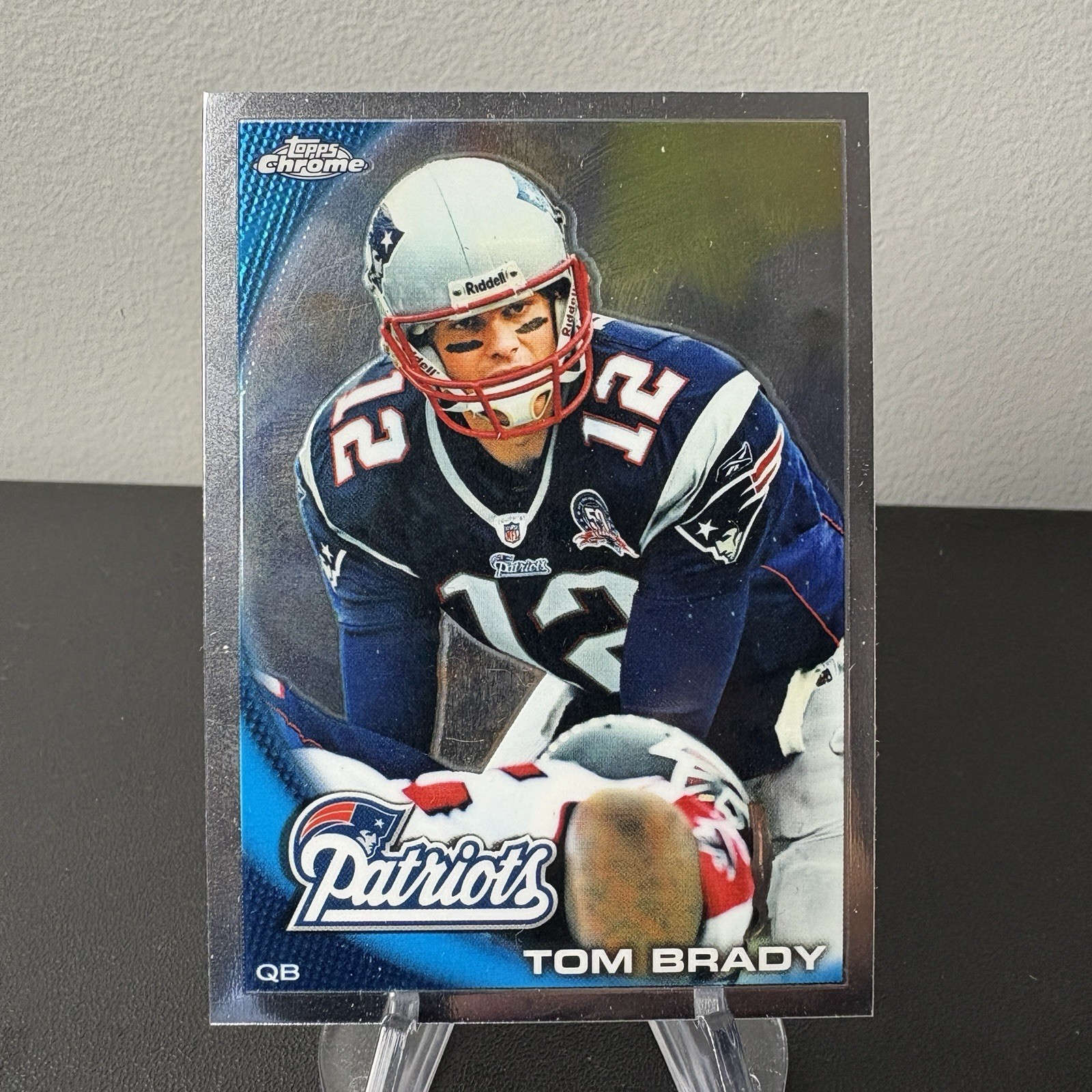 2010 Topps Chrome - Tom Brady #C80 New England Patriots Card