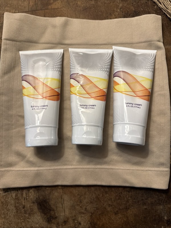 3 Tummy Tuck Miracle Slimming System Tummy Cream 6oz Factory Sealed USA W/Wrap