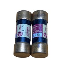 Lot of 2 Bussmann Limitron JKS-30 Class J Quick-Acting Current-Limiting Fuse F13