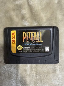 Pitfall Mayan Adventure Sega Genesis 32x Complete w/ Box Manual Fold out Poster