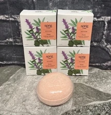 Lot Of 4 Sprig By Kohler Focus Bath Bomb (Clary Sage + Patchouli)
