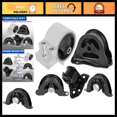 Engine Motor Mounts Set for Acura Integra 1994-2001 L4 1.8L Manual - 5 Piece Rep