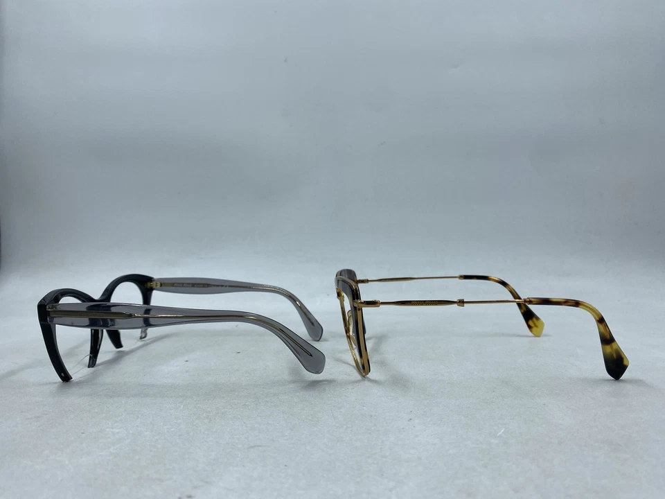 Anteojos cuadrados para mujer Miu Miu con estampado multicolor ojo de gato Foto 4 de 4