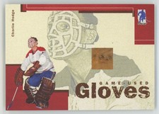 2003-04 in the games Game used gloves Charlie Hodge Montreal Canadiens #GUG-10