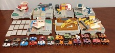 Galoob Micro Machine Playsets 7 And Vehicles 24 Lot