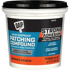 DAP 32 Oz. White Weatherproof Patching Compound 7079818787 DAP 7079818787