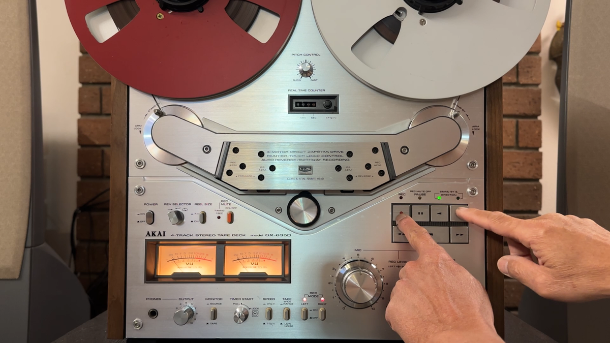 Akai GX-635D Reel to Reel AutoRev 10.5
