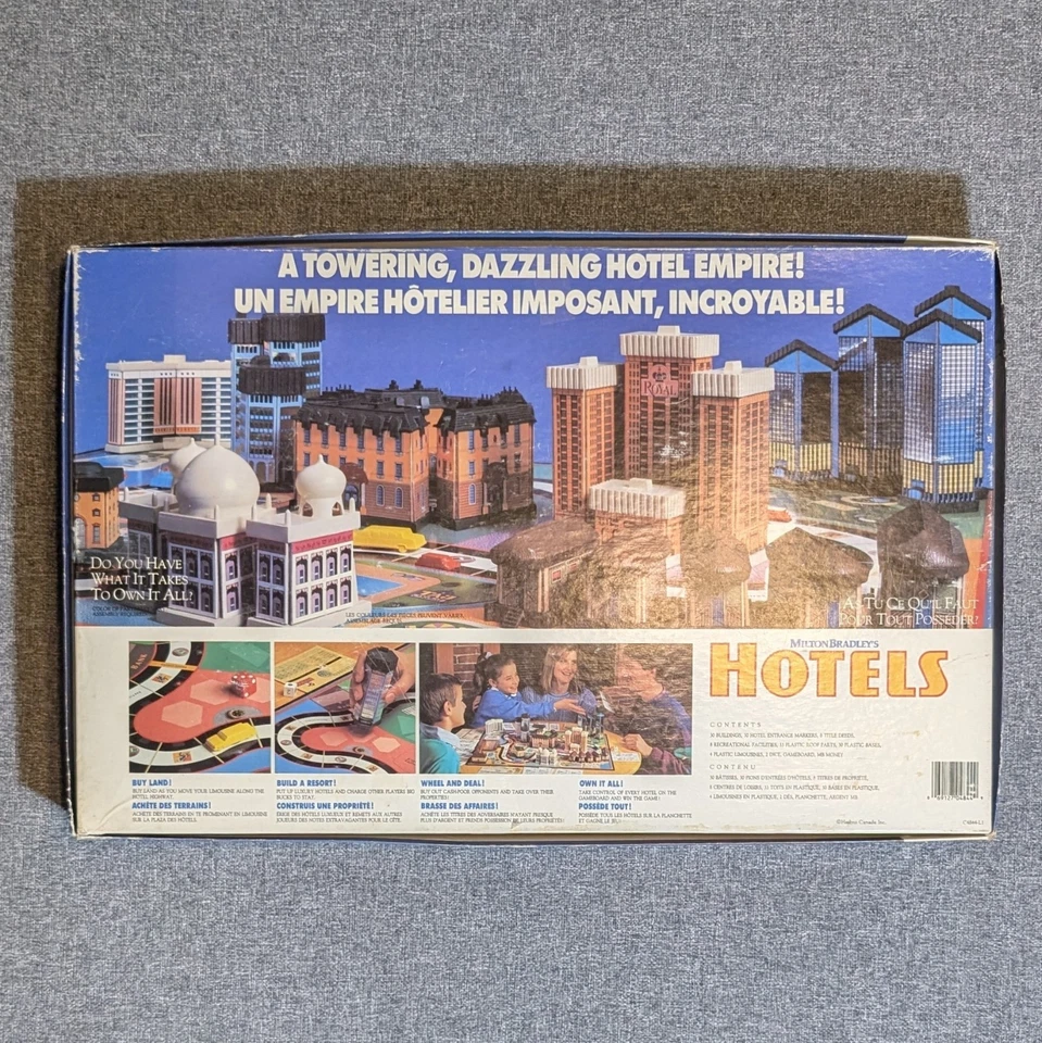 Hotels Board Game - 100% Complete (Milton Bradley, 1987) - Image 2 of 4
