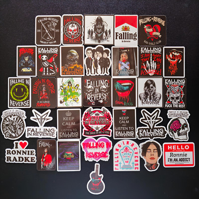 Falling In Reverse Inspired Stickers Ronnie Radke Decals Metalcore Heavy Metal