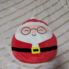 FATHER CHRISTMAS SQUISHMALLOW NICK SANTA CLAUS 12" SOFT PLUSH KELLY TOY CUSHION
