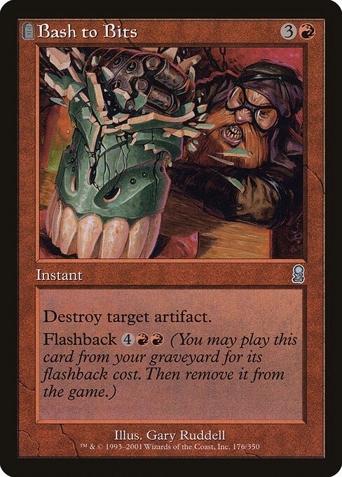 Bash to Bits NonFoil Odyssey 176 NM MTG