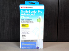 CVS Health SmileSonic Pro Advanced Clean Sonic Toothbrush New  Sealed