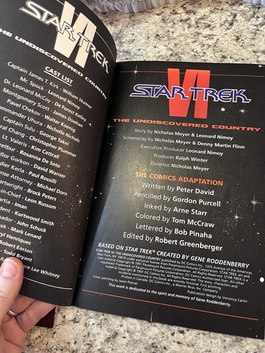 Two 1990s STAR TREK Graphic Novels Comics Movie Adaptations Vintage - Picture 8 of 9