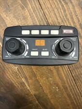 Western Dual Knob Salt Spreader Controller 99774 Fleet Flex Striker Pre Owned Western Dual Knob Salt Spreader Controller 99774 Fleet Flex Striker Pre Owned