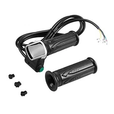 Vbest life 1 Pair E-Bike Throttle Voltmeter Handlebar Grip, Waterproof E 36V