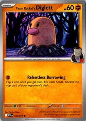 Team Rocket's Diglett 100/217 Ascended Heroes Common