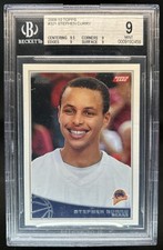 2009-10 Topps Stephen Curry Rookie RC #321 Warriors BGS 9