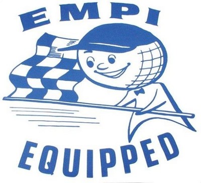 EMPI ''EQUIPPED'' DECAL VW BUG BUS GHIA