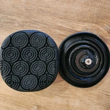 NEW Z-Coil Small Spring Coil Heel Replacements Open Black Pair Authentic