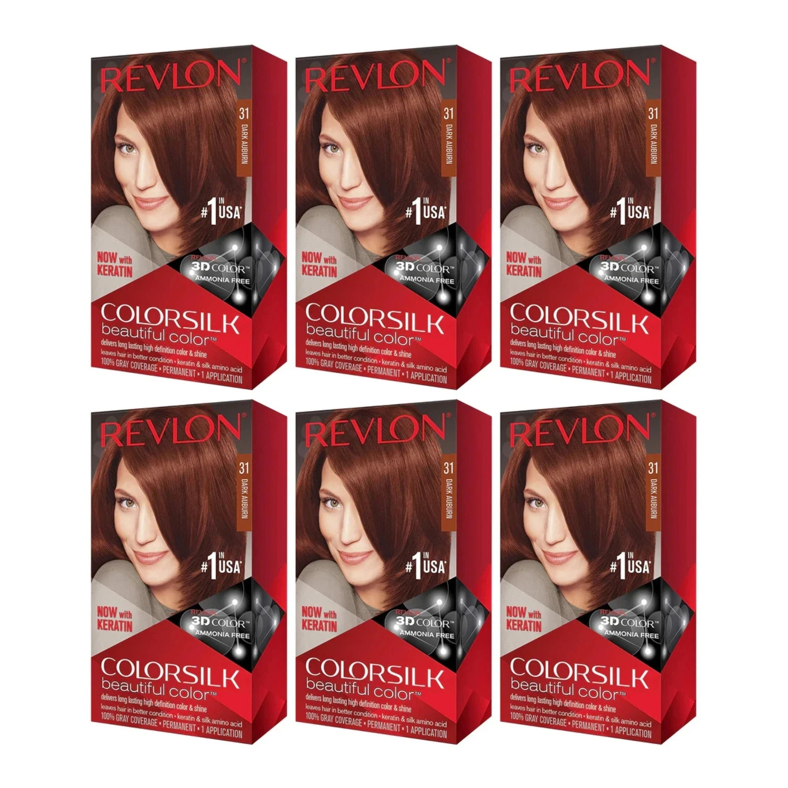 Silk Permanent Hair Color # 31 Dark Auburn