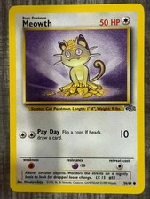 Meowth 56/64 Common Jungle Pokemon Unlimited LP on eBay