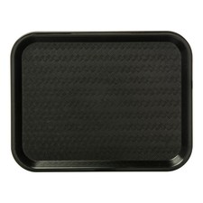 Carlisle CT101403 Black Cafe Standard Tray - 24 / CS