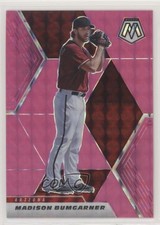 2021 Panini Mosaic Fluorescent Pink Prizm 10/10 Madison Bumgarner #140 3t1
