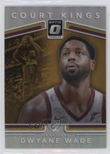 2017-18 Panini Donruss Optic Court Kings Holo Prizm Dwyane Wade #4 HOF uk2
