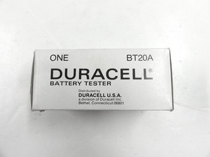 VINTAGE DURACELL BATTERY TESTER #BT20A TESTED FULLY FUNCTIONAL VG USED