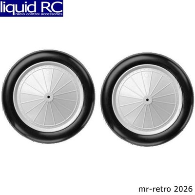 DU-BRO 466V 1/6 4.66 Inch Dia. Vintage Wheels (2)