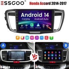 For Honda Accord 2014 2015 2016 2017 Carplay Car Stereo Radio Android 14 Gps For Honda Accord 2014 2015 2016 2017 Carplay Car Stereo Radio Android 14 Gps